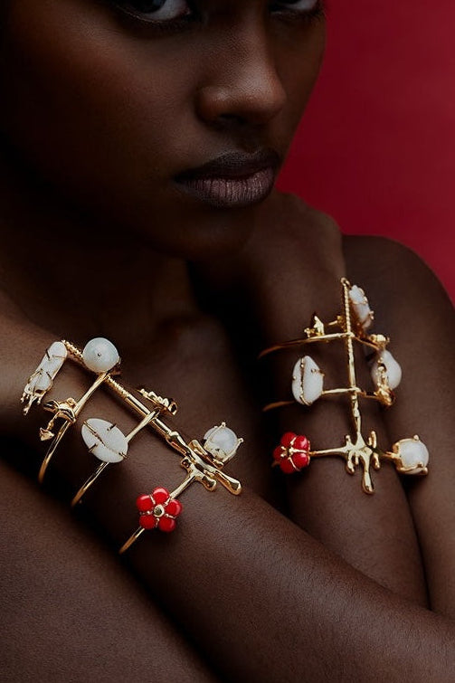Outhouse Gold Cartella Handcuff available on sincerelyindia