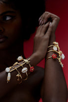Outhouse Gold Cartella Handcuff available on sincerelyindia