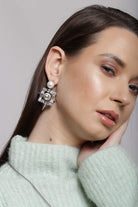 Outhouse-Oh Celeste Orion Nova Stud Drops-sincerelyindia.COM