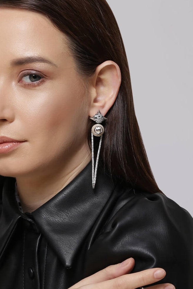 Outhouse-Oh Celeste Nova Earrings-sincerelyindia.COM