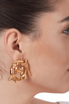 Outhouse-O.H. V Ear Studs-sincerelyindia.COM